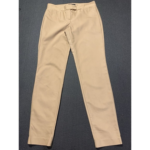 Theory Women Tan Chino Pants Size 8 Straight Leg - Picture 1 of 7